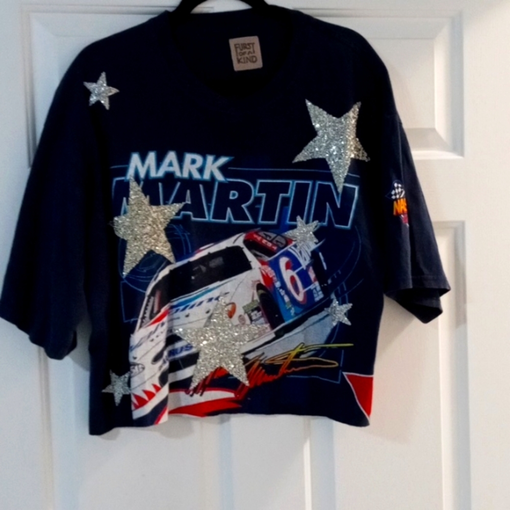 ⭐ STAR PATCH CROPPED TEE SHIRT